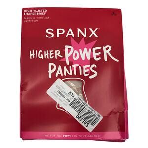 Spanx Higher Power Panties S High Waisted Shaper Brief Seamless 2746 Soft Nude